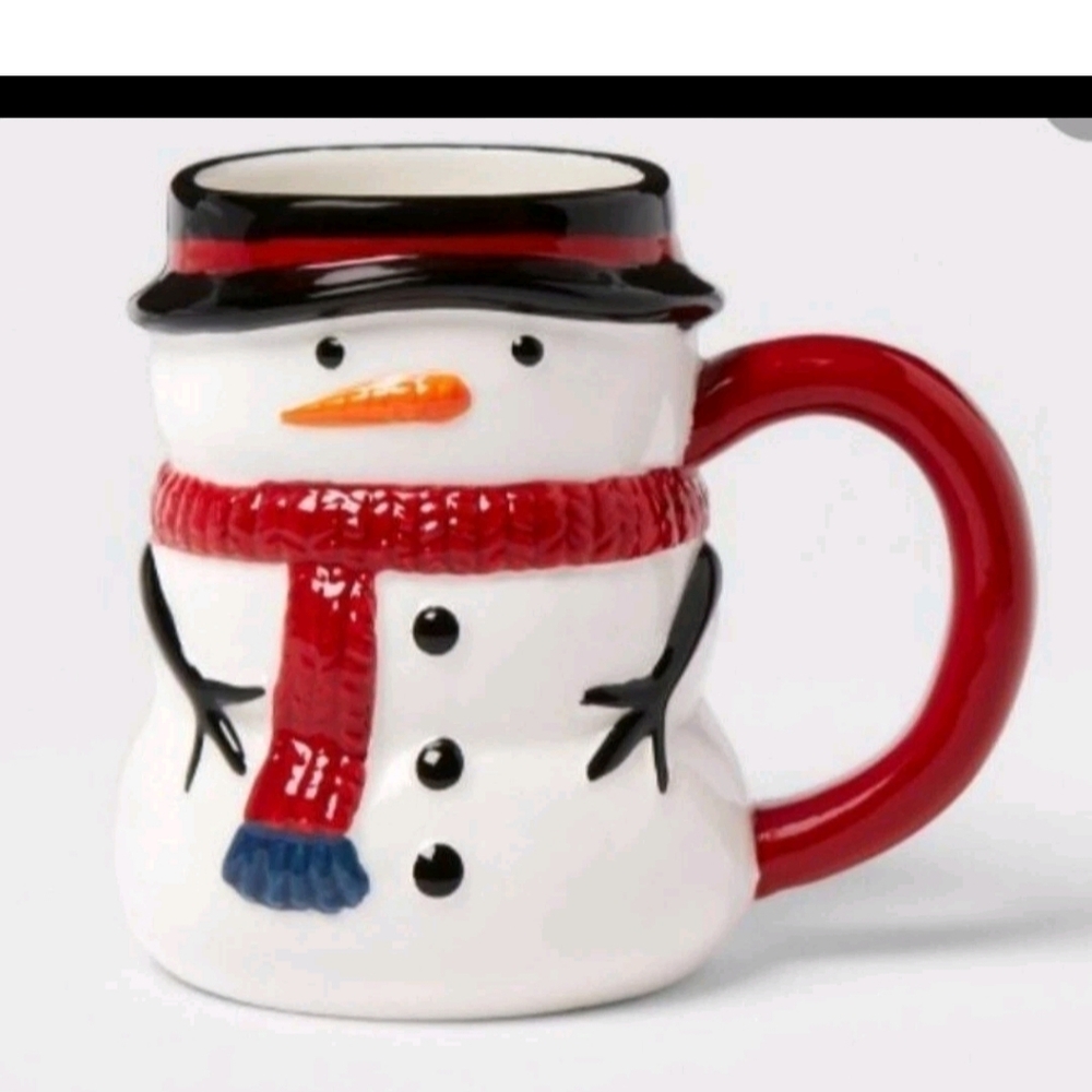 Snowman Mug 12 Oz New
